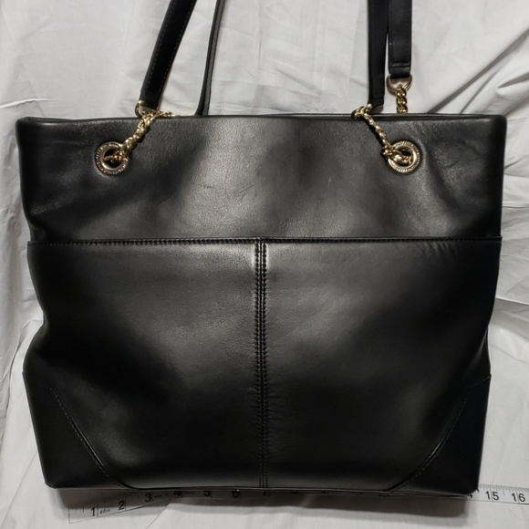 Karl lagerfeld black large shoulder vegan tote bag main image 6